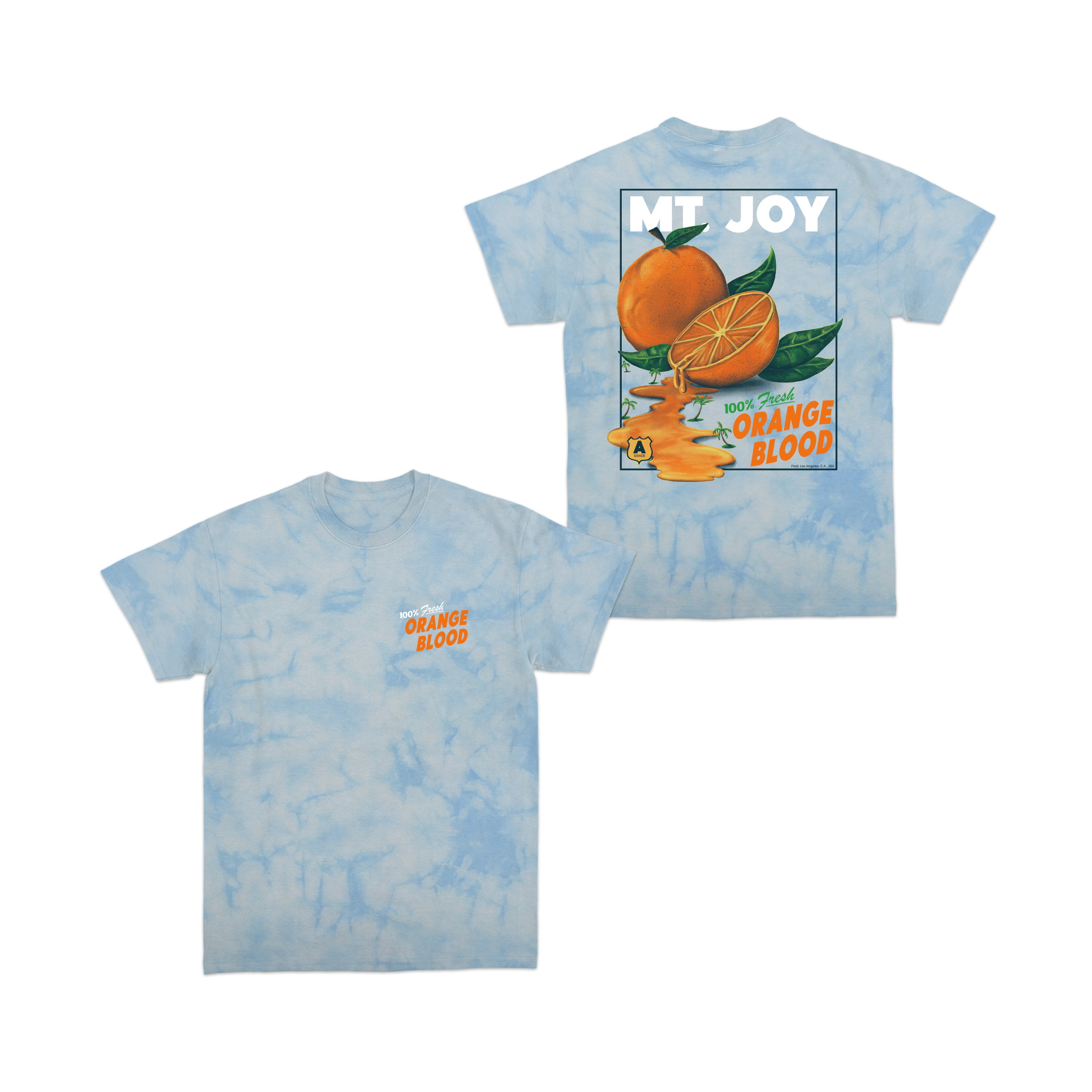 Orange Blood Tie Dye T-Shirt