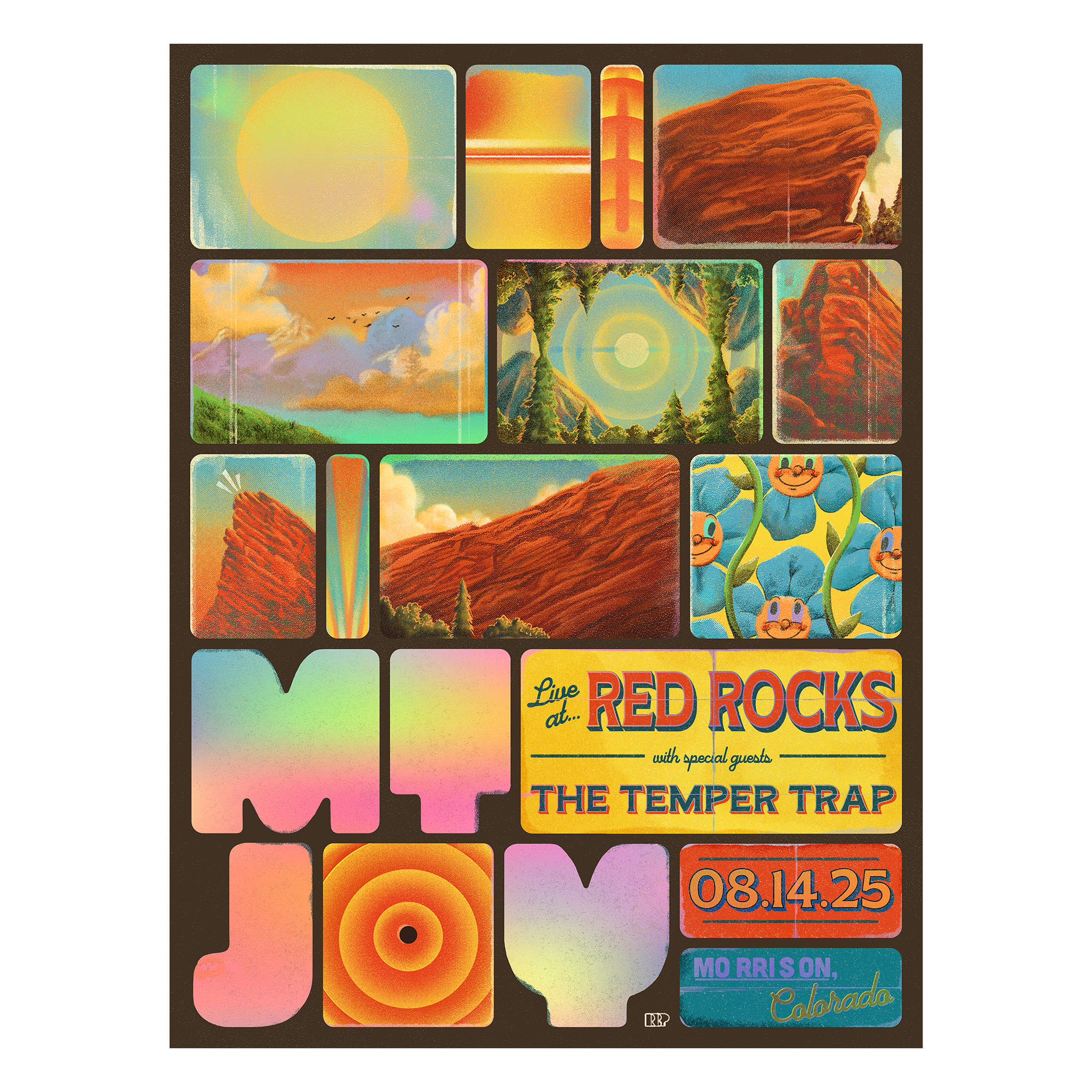 Red Rocks Amphitheatre Poster 2025