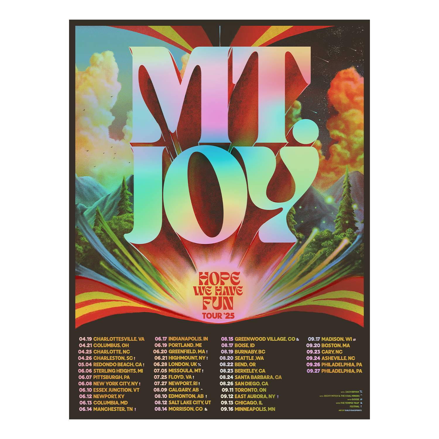 2025 Tour Poster