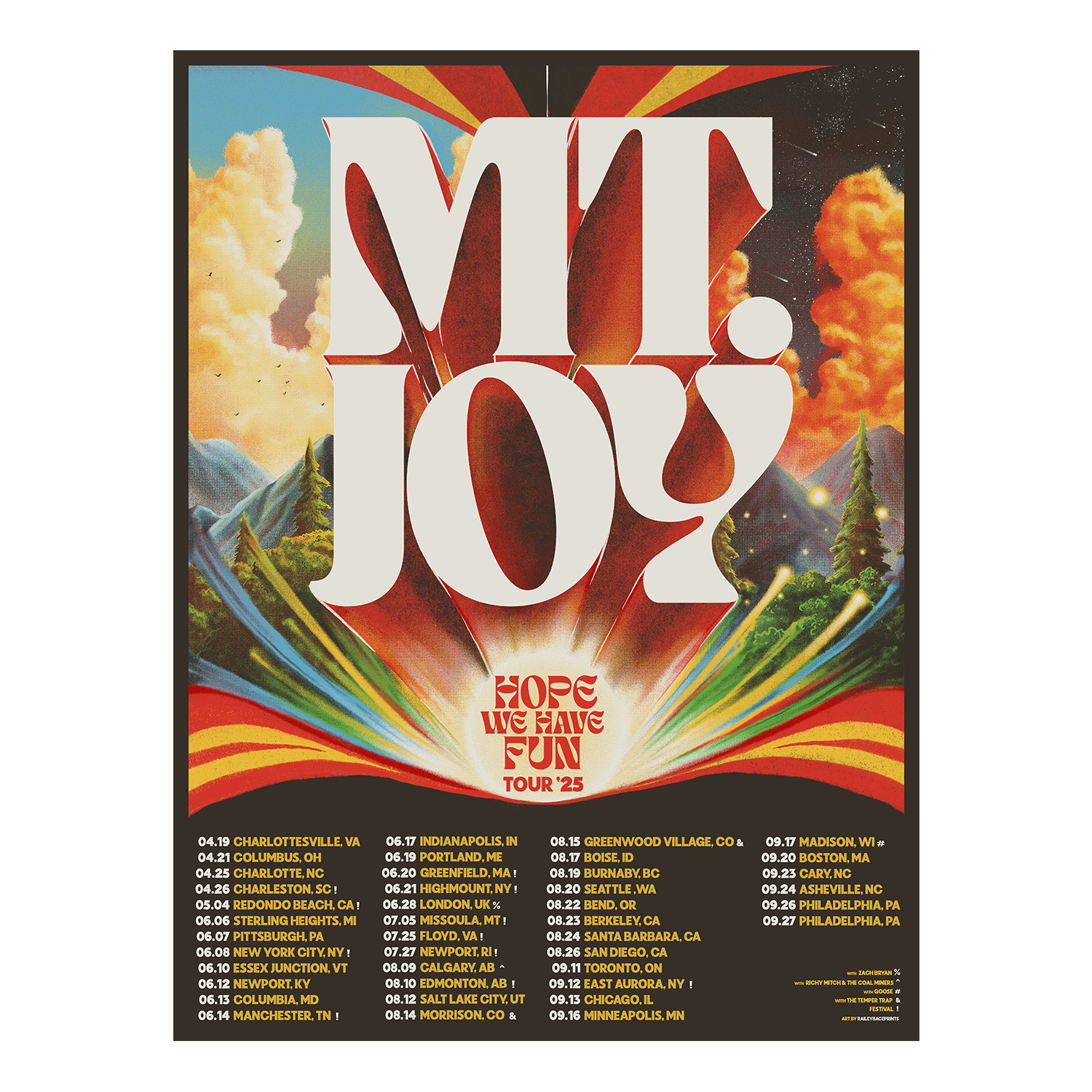 2025 Tour Poster