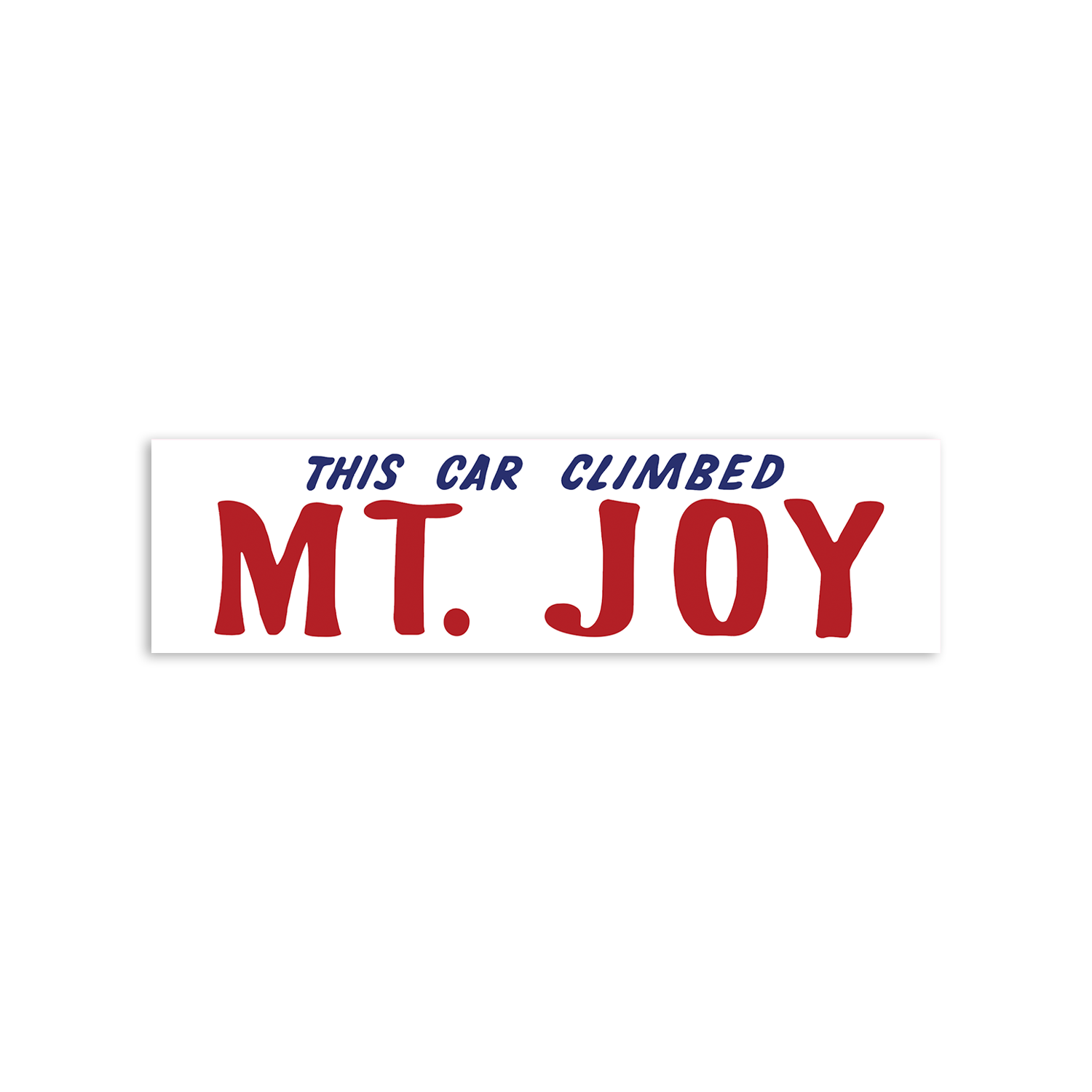 Mt. Joy Bumper Sticker