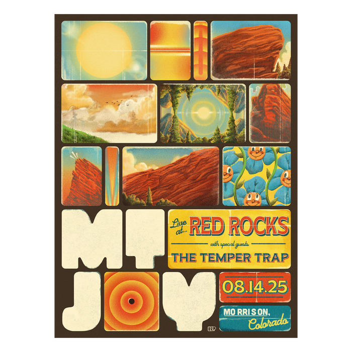 Red Rocks Amphitheatre Poster 2025
